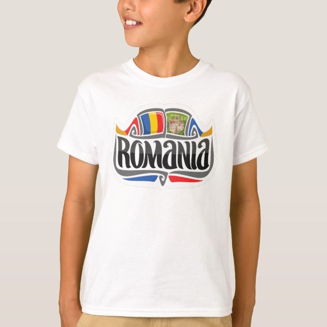 T-shirt Roumanie Roumain Roumain Roumains (Devant)