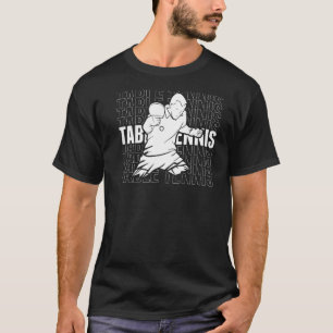 T-shirt Roumanie Table Tennis Support Roumain Ping Pong T