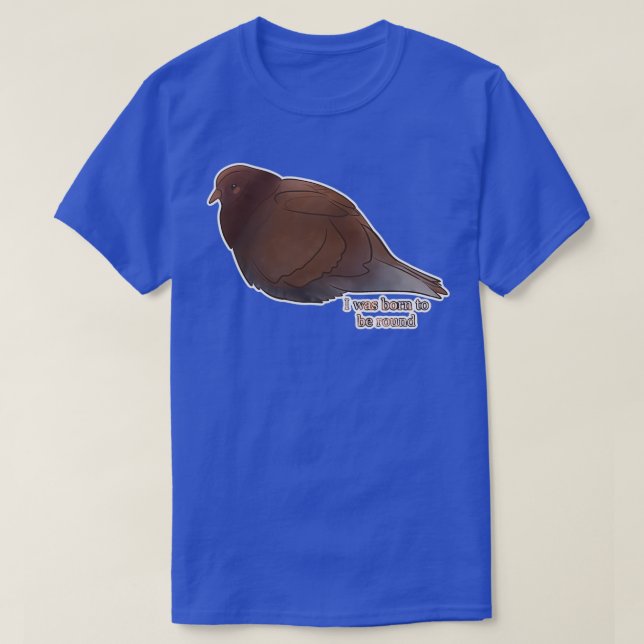 T-shirt Round Brown Pigeon (Design devant)