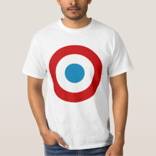 T-shirt Rounde de la Révolution Française Cocarde Tricol