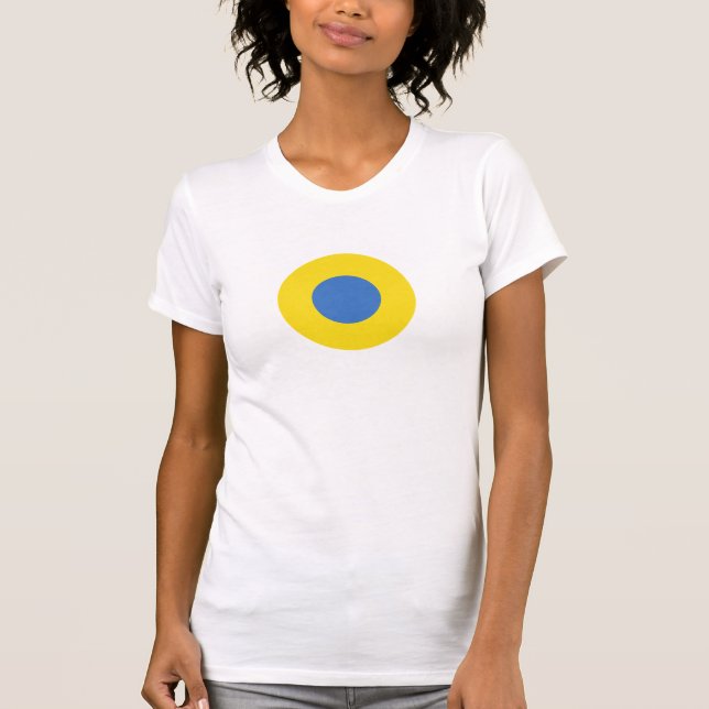 T-shirt Roundel de l'armée de l'air ukrainienne (Devant)