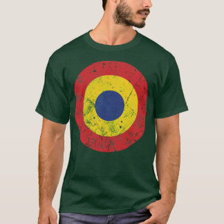 T-shirt Roundel Drapeau Roumain