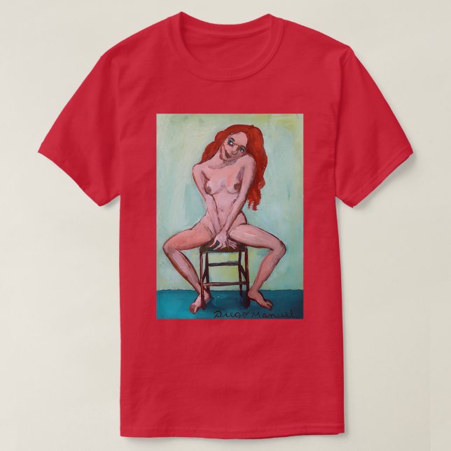 T-shirt rousse fille 17 (Design devant)