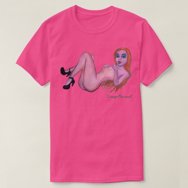 T-shirt rousse fille 7 (Design devant)