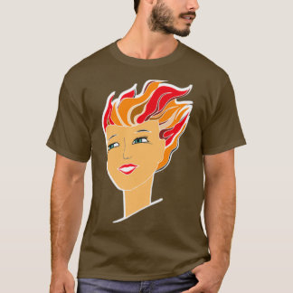 T-shirt rousse fille rousse fille