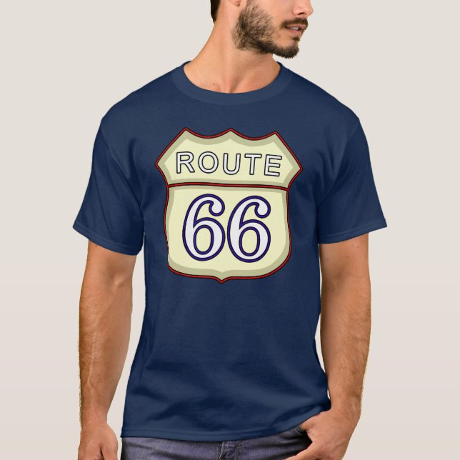 T-shirt route66 (Devant)