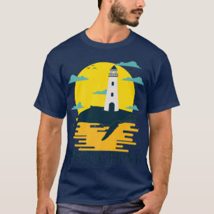 T-shirt Route 1 de Pigeon Point Lighthouse California
