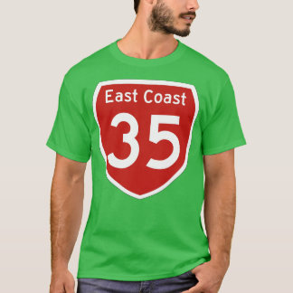 T-shirt Route 35 Côte Est Nouvelle-Zélande