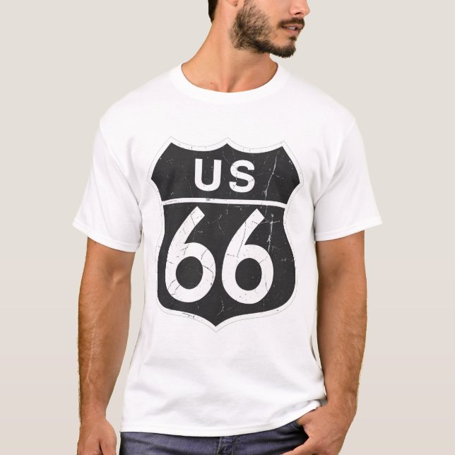 T-Shirt Route 66 (Devant)