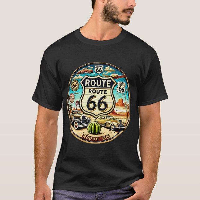 T-shirt Route 66 (Devant)