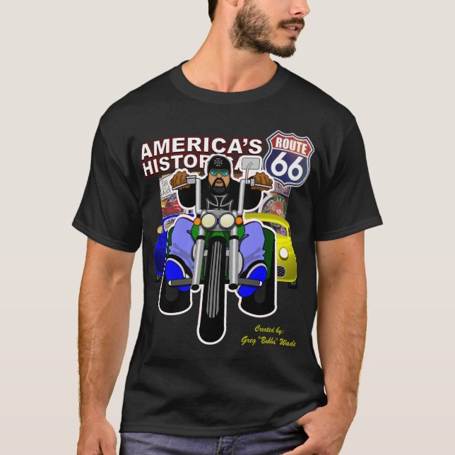 T-SHIRT ROUTE 66 (Devant)