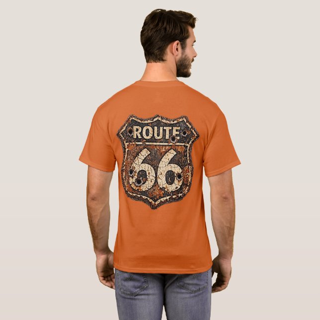 T-shirt Route 66 (Dos entier)