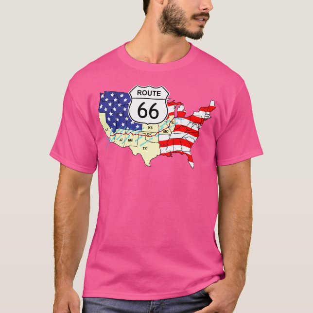 T-shirt Route 66 (Devant)