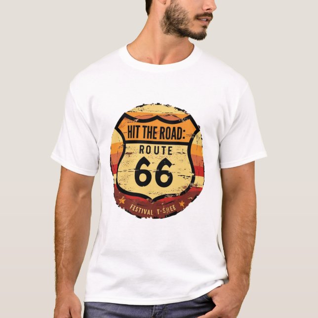 T-shirt Route 66 (Devant)