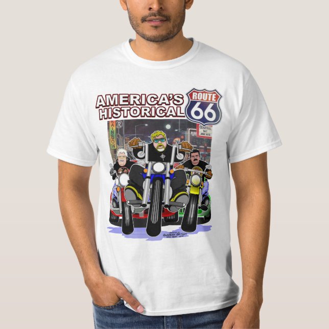 T-SHIRT ROUTE 66 (Devant)