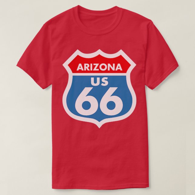 T-shirt Route 66 Arizona (Design devant)
