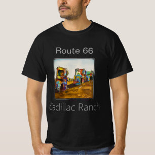 T-shirt Route 66, Cadillac Ranch, Amarillo Texas