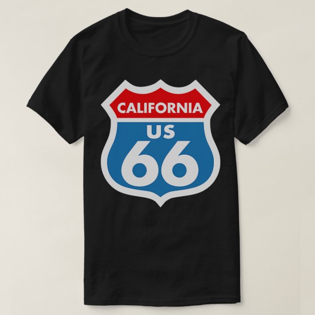 T-shirt Route 66 Californie (Design devant)