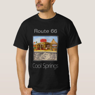 T-shirt Route 66 de la station-service des sources Cool