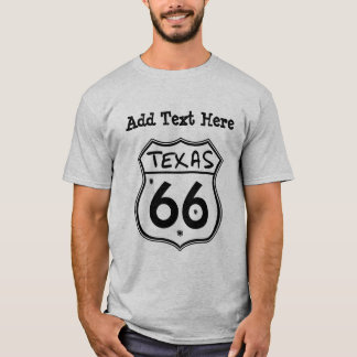 T-shirt Route 66 du Texas