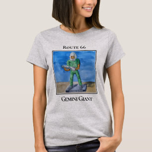T-shirt Route 66 Géant des Gémeaux Wilmington Illinois
