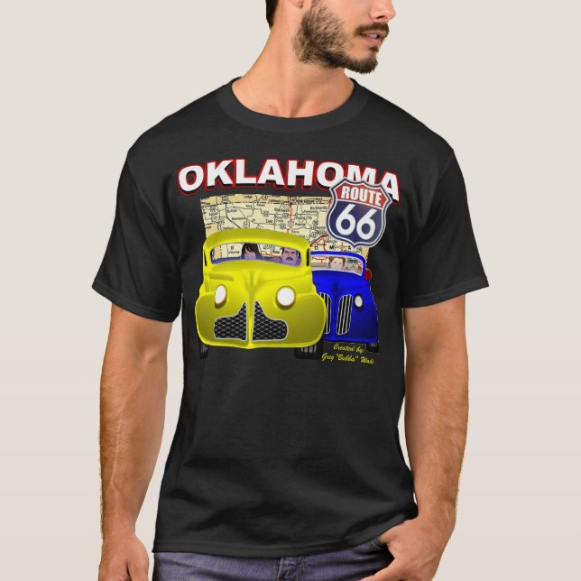 T-SHIRT ROUTE 66 OKLAHOMA (Devant)