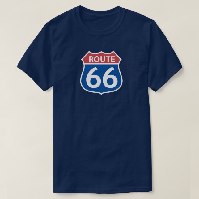 T-shirt Route 66 | Rétro | VINTAGE | Classique (Design devant)