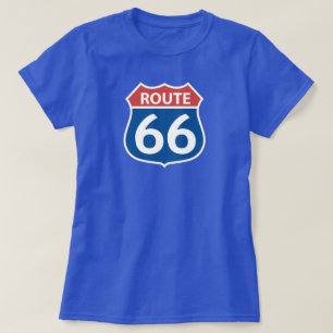 T-shirt Route 66   Rétro   VINTAGE   Classique