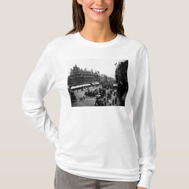 T-shirt Route de cour de Tottenham de rue d'Oxford, (Devant)