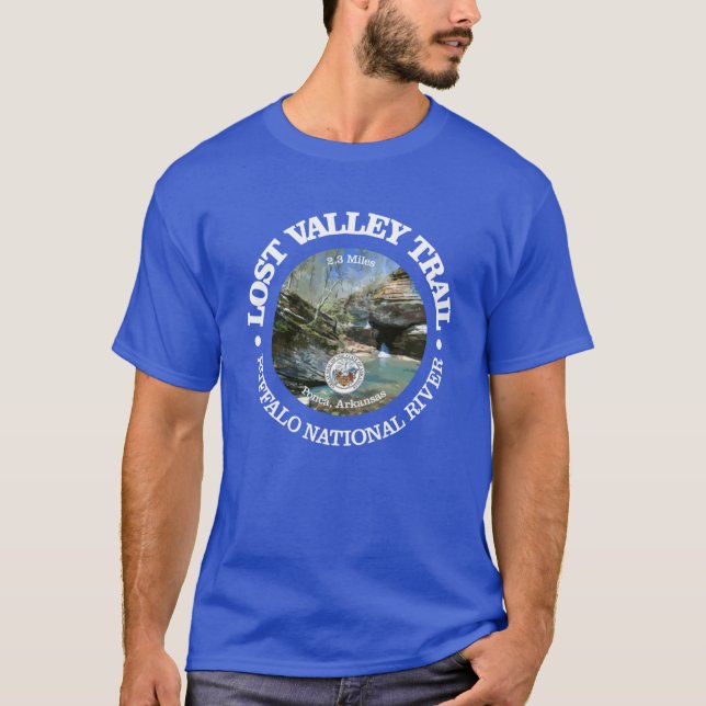 T-shirt route de Lost Valley Trail (Devant)