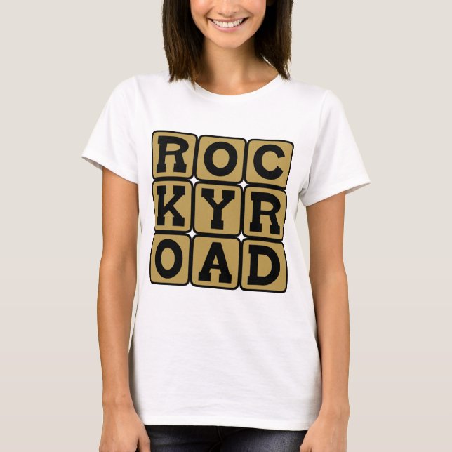 T-shirt Route de Rocky, Parfum de Crème Glacée (Devant)
