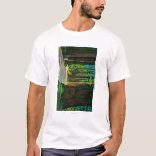 T-shirt Route de séquoia en parc de séquoia d'état de