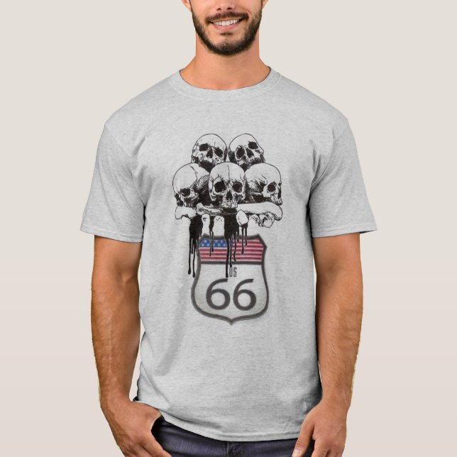 T-shirt route de vente 66 (Devant)