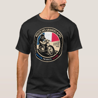 T-shirt Route des Grandes Alpes | France | Motorcycle