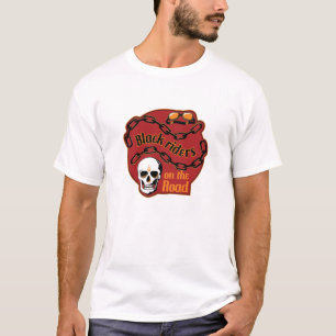 T-shirt Route du crâne rouge Black Riders Tee