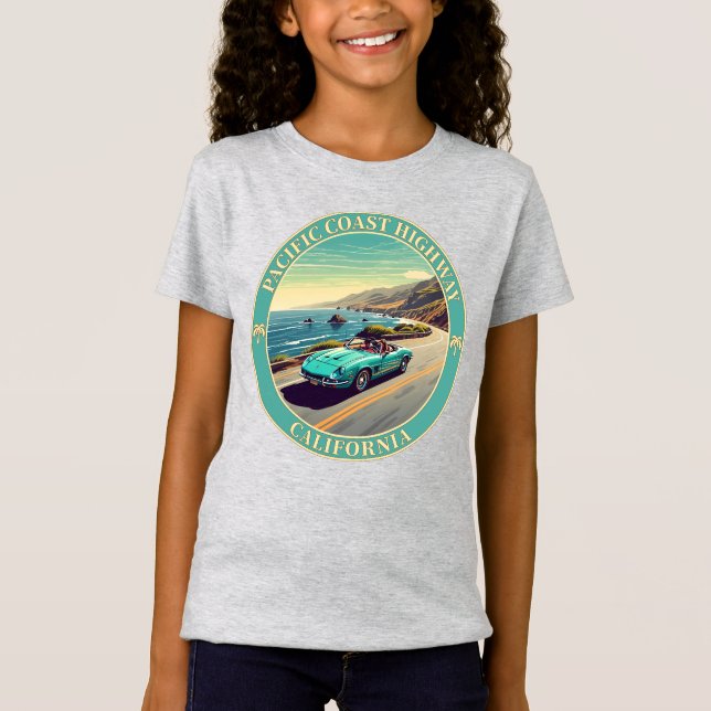 T-Shirt Route du Pacifique Californie (Devant)