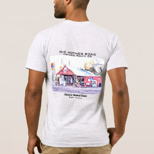 T-shirt Route historique 66 Arizona General Store Aquarell
