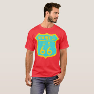 T-shirt Route historique des États-Unis 66 : Nouveau-Mexiq
