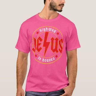 T-shirt Route Jésus Vers Le Ciel Bible Chrétienne Verse Fa