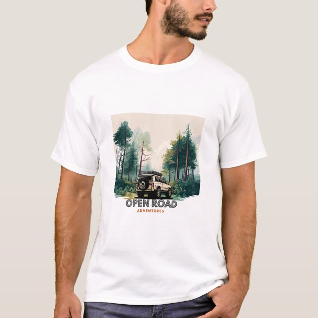 T-shirt route ouverte (Devant)