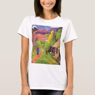 T-shirt Route Paul Gauguin à Tahiti Art Vintage