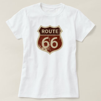 T-shirt ROUTE pour femmes 66 Route historique | Point de r