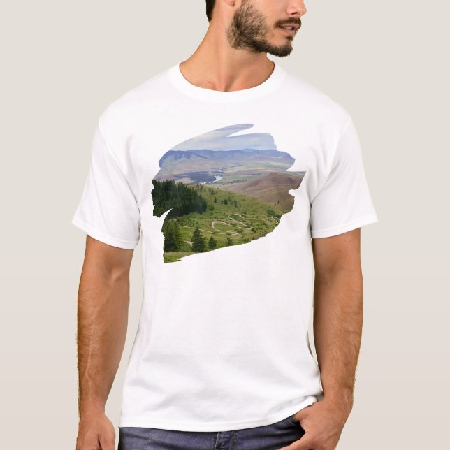 T-shirt Route sinueuse (Devant)