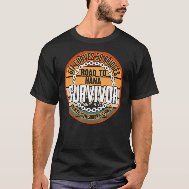 T-shirt Route Vers Hana Survivor (Devant)