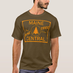 T-shirt Route vintage du Pin Central du Maine