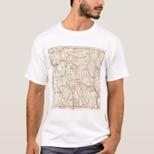 T-shirt Routes de bicyclette à New York et Connecticut 7