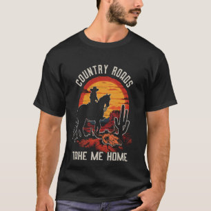 T-shirt Routes de Campagne Tenues Géniales Équitation Chev