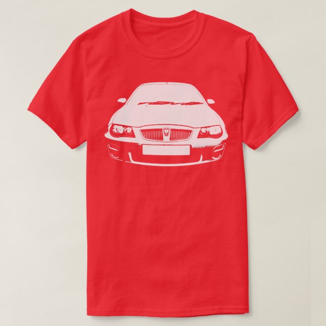 T-shirt Rover 25 classique monobloc blanc (Design devant)