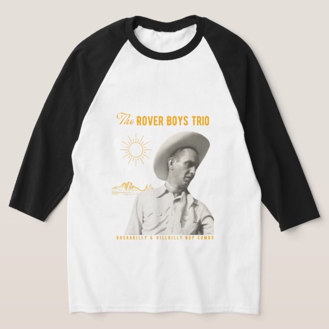 T-shirt Rover Boys Trio Cowboy Raglan (Poser)