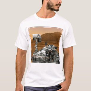 T-shirt Rover Curiosity Du Laboratoire Scientifique Mars.